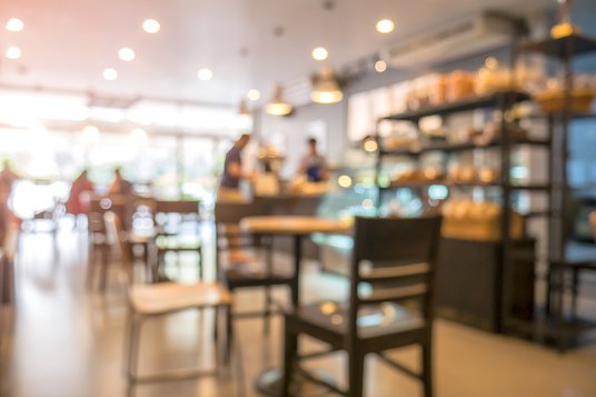 Blurred-background,-people-in-coffee-shop
